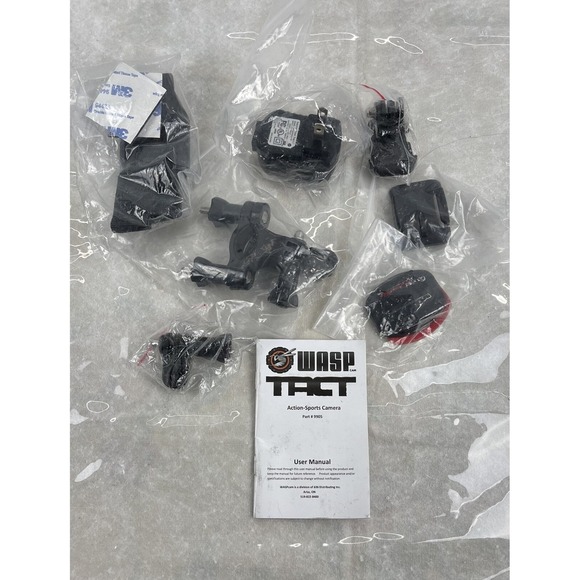 WaspCam Tact Action Sports Camera Part‎ #9905 Waterproof Action/Helmet - Picture 6 of 6